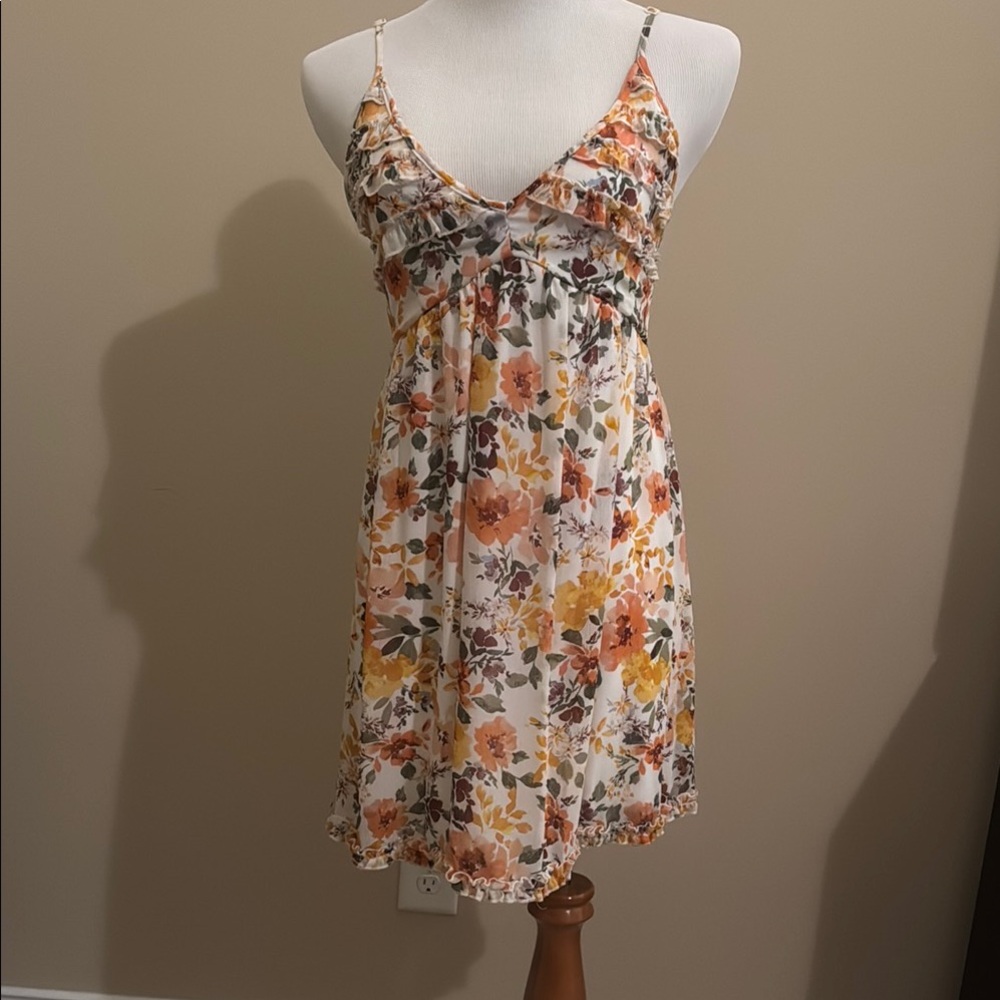 Trixxi Floral Sundress with Spaghetti Straps